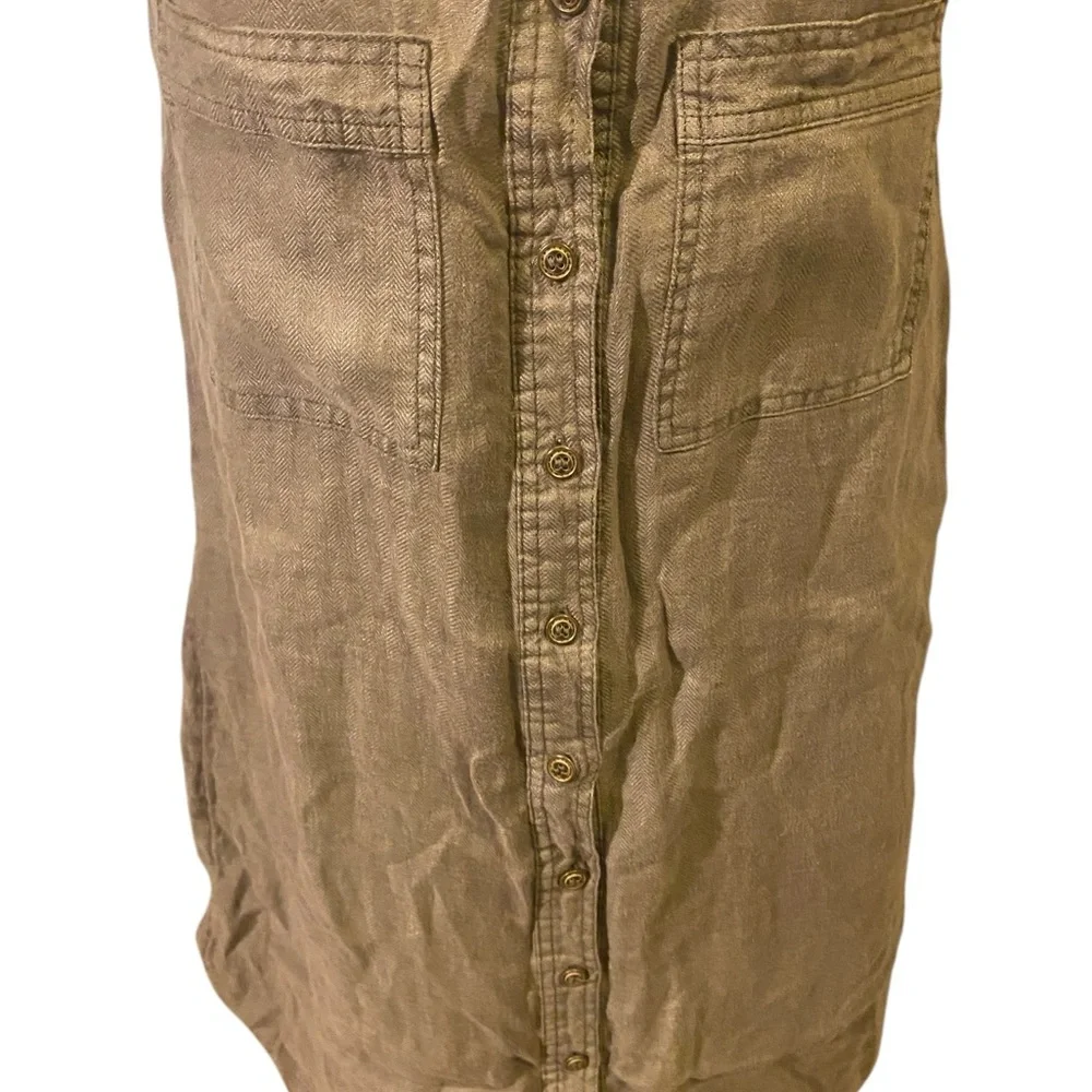 Nicole miller new york 100% Linen utility sheath mini size medium - Picture 8 of 8